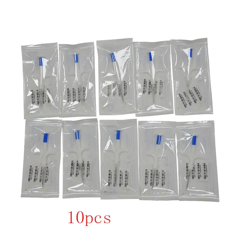 Perro gato Microchip 2,12x12mm RFID ID de animales etiqueta 1,4x8mm Etiqueta de pescado 1,25x7mm Implantable para Chip con aguja veterinario del inyector de x10