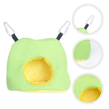 

Thicken Plush Nest Creative Winter Warm Nest Parrot Hammock Parrot Cotton Nest Plus Velvet Thickening Random Color