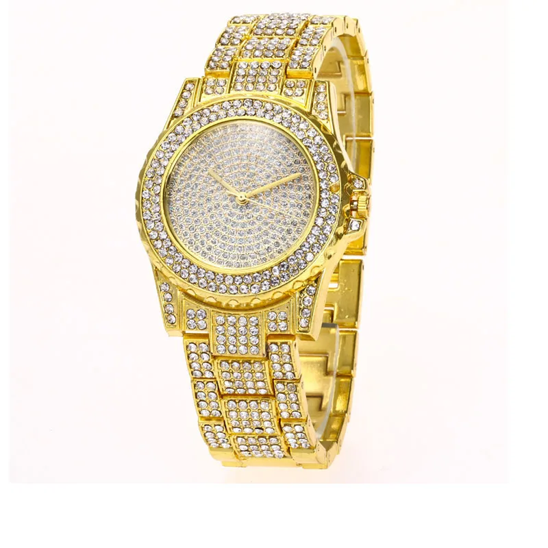 07 Мужские часы s Топ бренд класса люкс Iced Out Bling AAA часы золотые бриллиантовые часы для мужчин водонепроницаемые хип-хоп Reloj Hombre - Цвет: 07