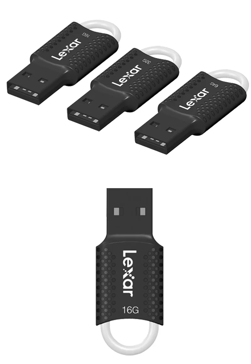 USB флеш-накопитель Lexar Jumpdrive V40, 64 ГБ, 32 ГБ, 16 ГБ, USB 2,0, Мини Портативный USB флеш-накопитель, карта памяти для хранения файлов