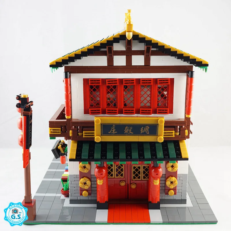 2787 шт. XINGBAO строительные блоки XB-01001 создатель Китай город серия шелк Zhuang традиционные китайские архитектурные Кубики Игрушки