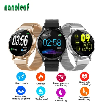 

Smart Watch IP67 Waterproof Blood Pressure Smartwatch Heart Rate Monitor Sports Fitness Wristband Men Women For Android IOS