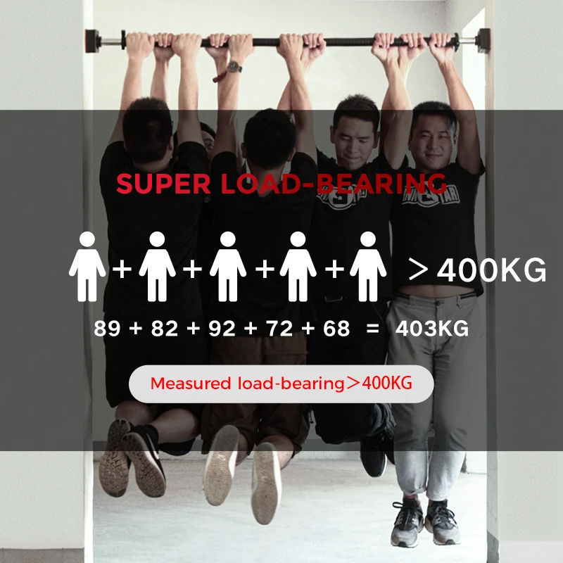 INNSTAR Pull-up Bar 360 Self-locking Door Wall Horizontal Bar Workout Sport 400kg Adjustable Training Bars Fitness Gym Equipment