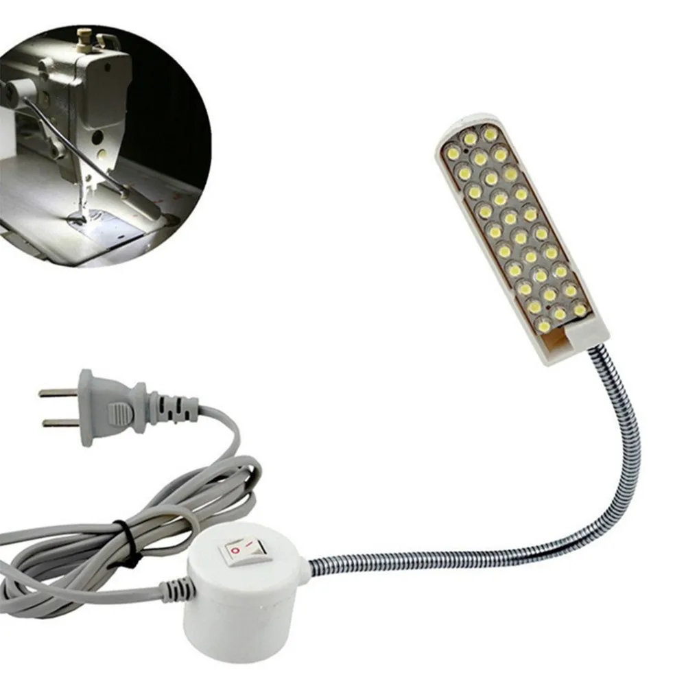 30 Led одиночный супер яркий бисер швейная машина для одежды светлая сильная Магнитная база домашний рабочий свет швейная машина аксессуары