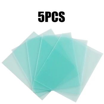 

5pcs Protective Lens Of Auto Darkening Welding Helmet PC Material High Temperature 133*114mm Protective Plastic Lens Cover