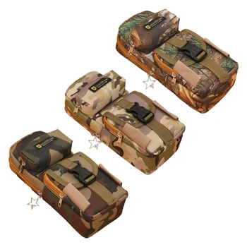 

Camouflage Large Capacity Pencil Case Bag Pen Storage Multiple Pocket School Supplies Boy Gift