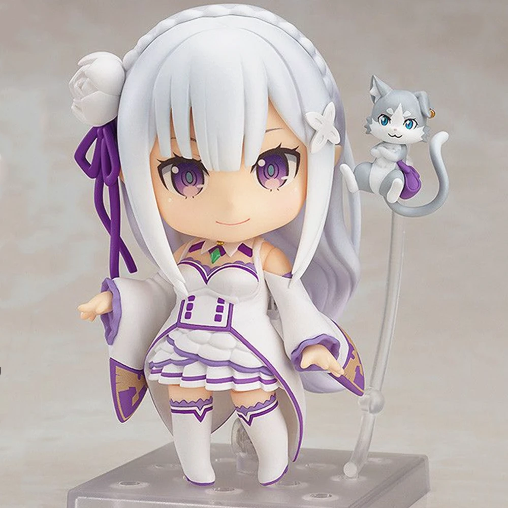 Re:life In A Different World Emilia #751 Anime Figures Cute Girl Toys Set  Model Action Figurine Brinquedos Collectible Juguetes - Action Figures -  AliExpress