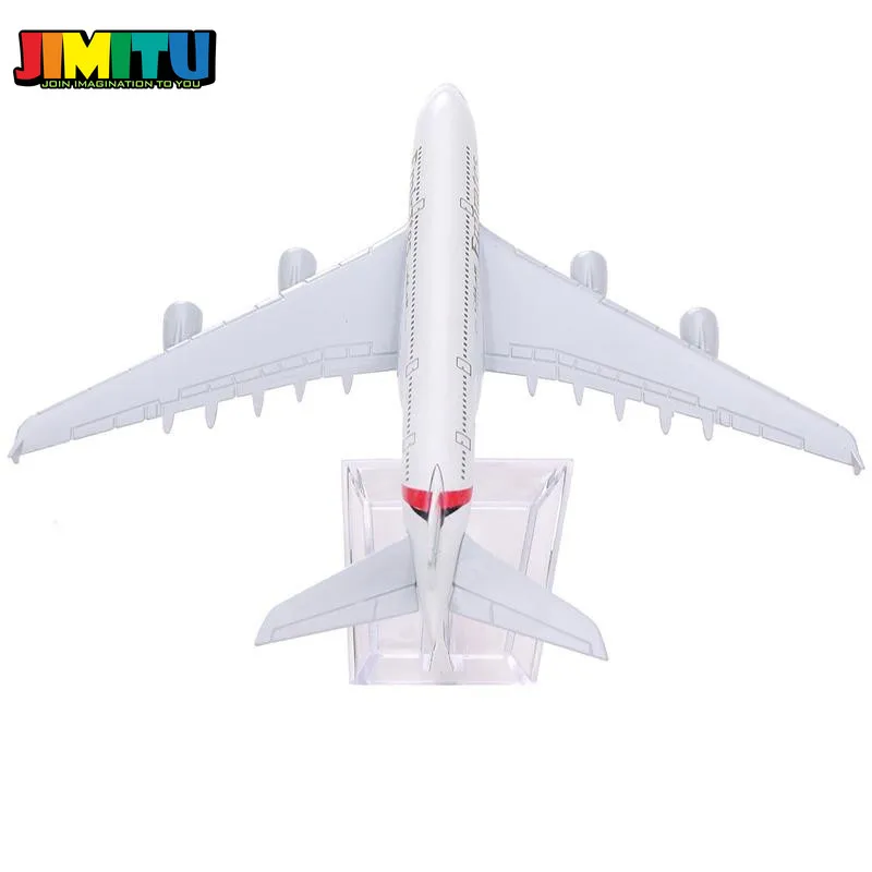 JIMITU 16 см 380 Emirates Airlines A380 авиационная модель металлические украшения авиационный самолет сувенир