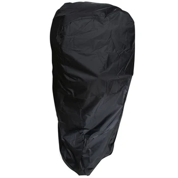 

420D 15-20HP Boat Full Outboard Engine Cover Protection Waterproof Sunshade Dust-Proof for 15-20HP Motor Black