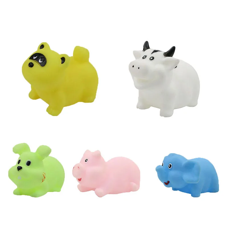 Дети младенцы Ванная комната Ванна игрушка животное кукла виниловая игрушка набор Профессиональная настраиваемая