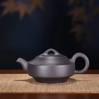 

Manual Han Jun Dark-red Enameled Pottery Teapot Kung Fu Tea Have Travel Tea Set Suit Customized A Piece Of Generation Hair