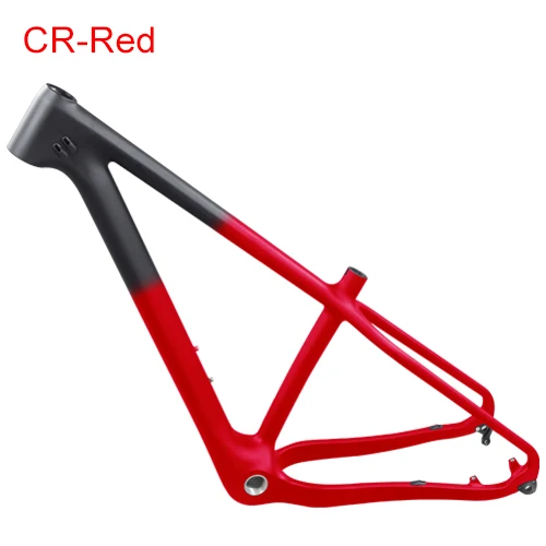 Rear Red Gradient Карбоновая рама для велосипеда 26er, карбоновая рама для велосипеда mtb Fatbike 26 × 4,8, карбоновая рама для горного и снежного велосипеда, рама для шоссейного велосипеда - Цвет: Rear Red Gradient