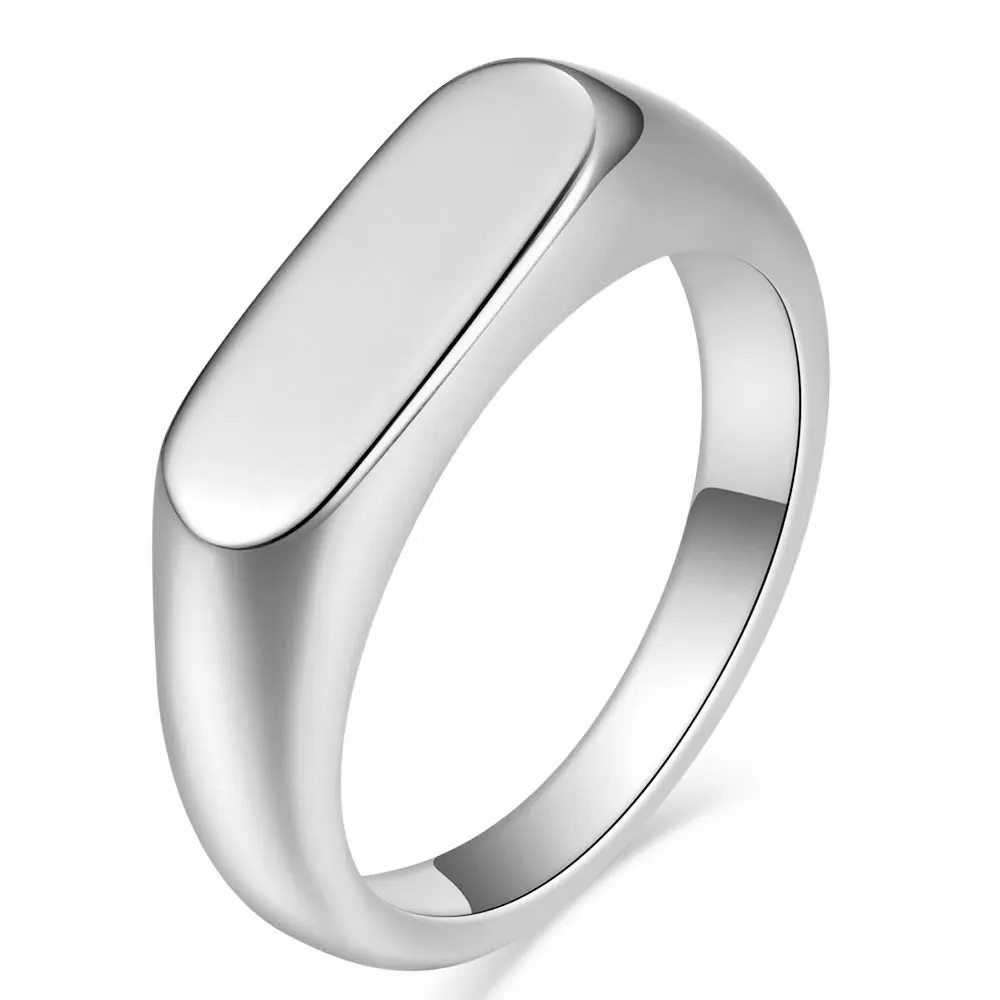 2021 New Ins Style Matching Drop Glaze Gold Statement Rings For Women Christmas Gift Stainless Steel Gothic Jewelry Accessories 