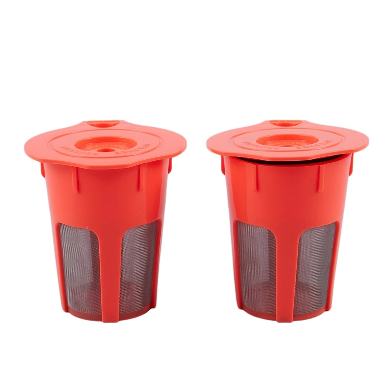 

i cafilas 2x Refillable Reusable Coffee Filter Replacement For Keurig 2.0 K-Carafe