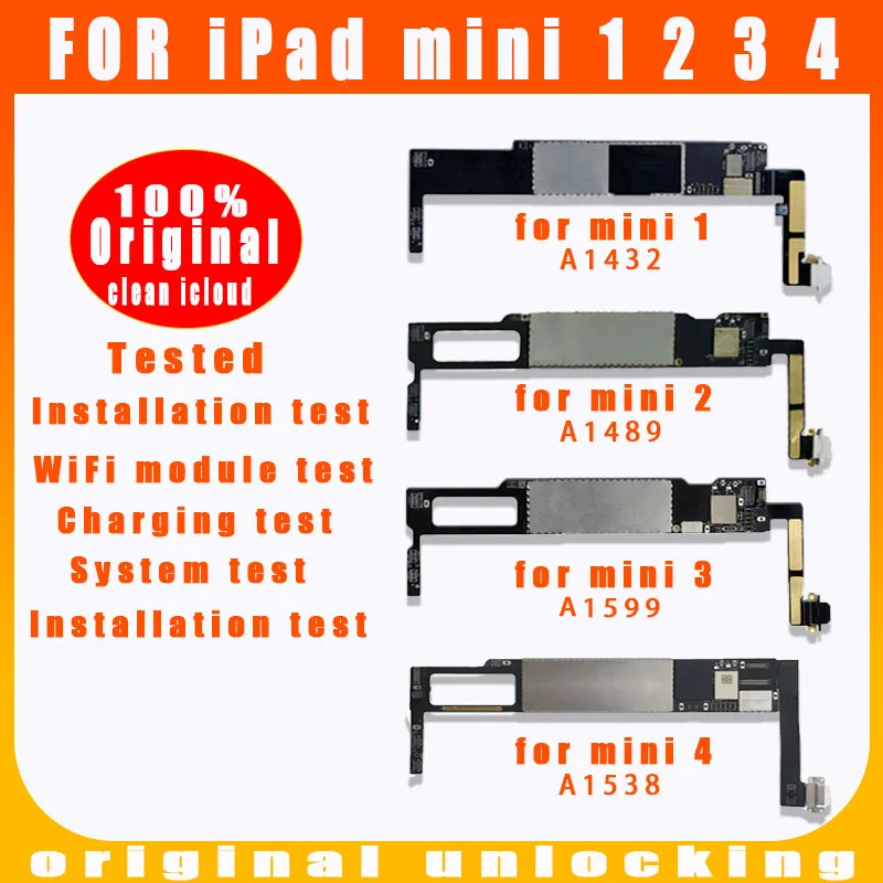 Материнская плата A1432 A1489 A1599 A1538 A1455 A1490 чистая iCloud Wifi версия логические платы для