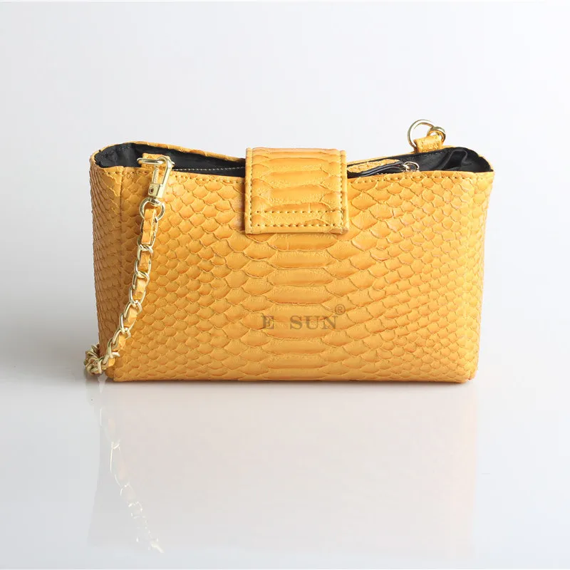 XMESSUN New Fashion Designer Handbag Embossed Python Leather Shoulder Cross-body Bag Lady Hand Bag Pouch Trendy Bag