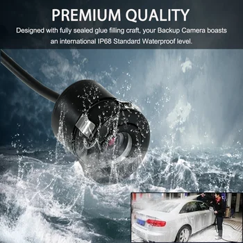 

Hot Car Rear View Camera Waterproof Car Parking Assistance Reversing Back CCD Image Sensor