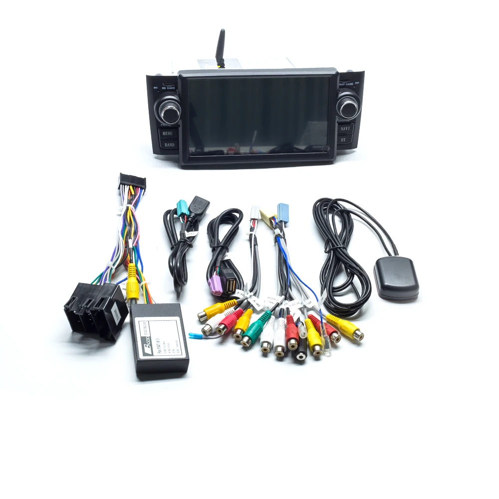 Clearance IPS DSP 8 Core 1 din Android 9 Ram 4G Car DVD multimedia Player For Fiat Grande Punto Linea 2007-2012GPS Navigation radio Screen 5