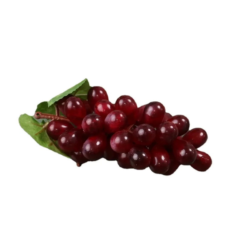 Simulation Grape Bunch Fruit Vegetable Food Exhibition Hall Interior Decoration Model Orchard Promotional Photography Dress Up |