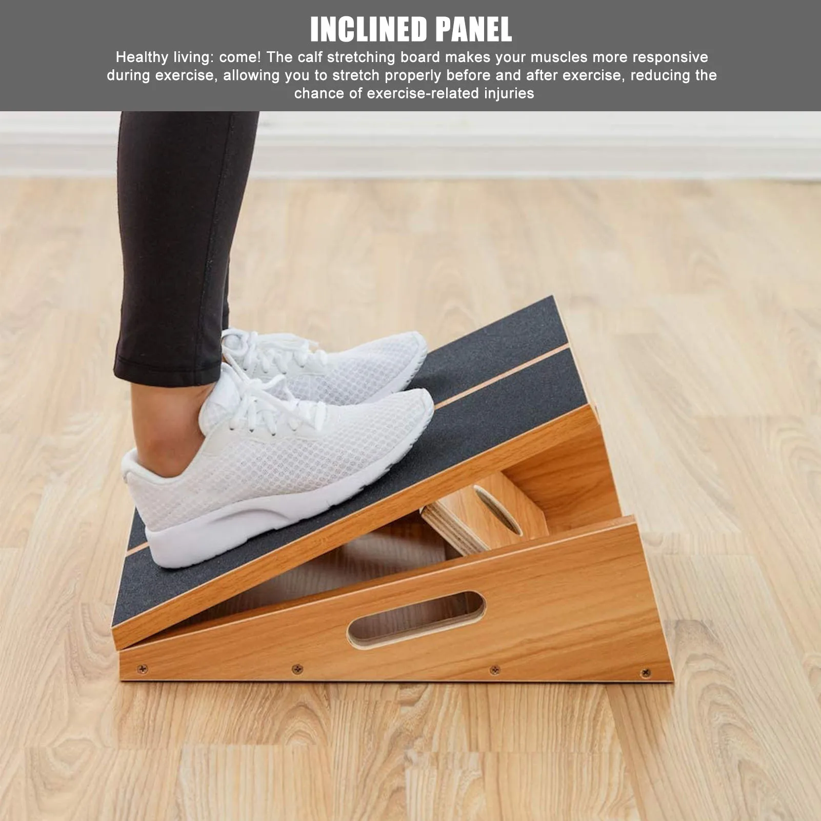 Details about   Professional Wooden Slant Board St Adjustable Incline Board and Calf Stretcher 
