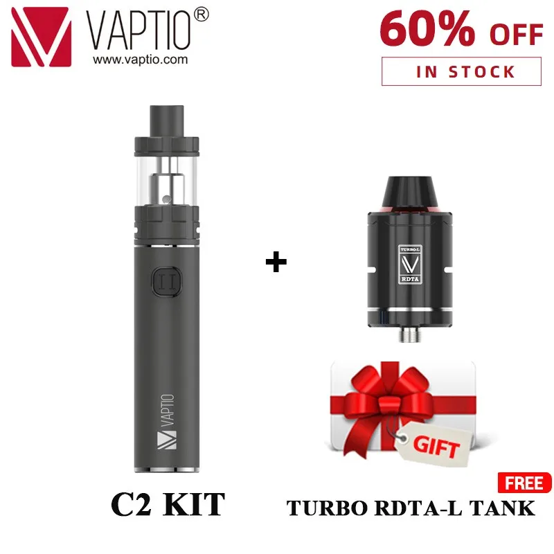 

[Gift TANK ]Vaptio C-II 100w vw mod top fill 2ml tank 3000mAh electronic cigarette battery electronic hookah pen