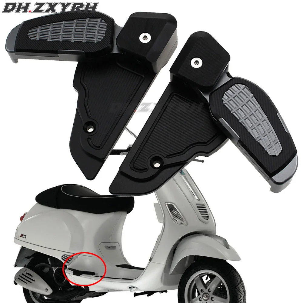 Для VESPA Primavera SPRINT 150 2018 мотоциклетные задние пассажирские складные подножки для 2017