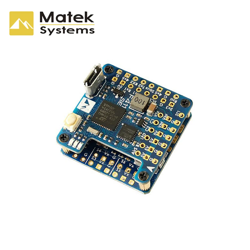Оригинальные системы Matek F411-WSE STM32F411CEU6 Контроллер полета Встроенный OSD 2-6S для RC самолета фиксированное крыло