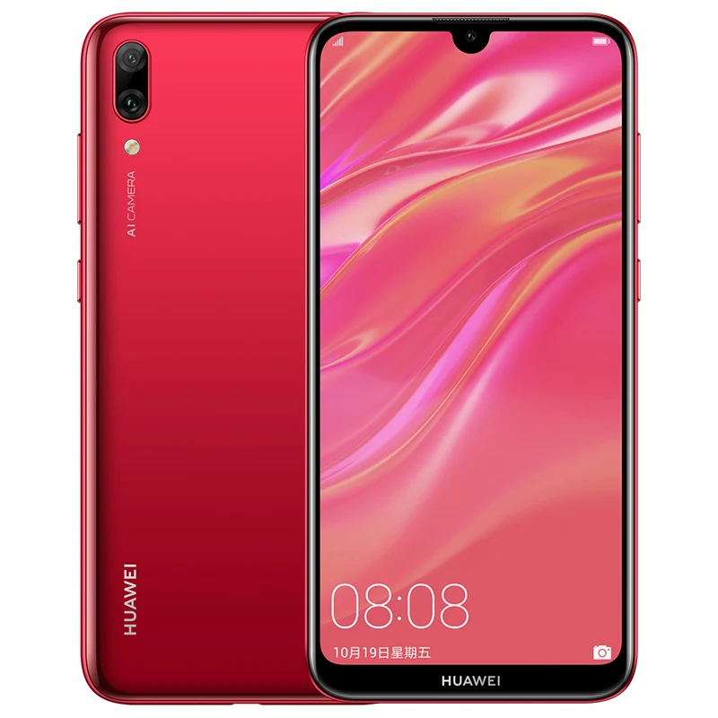 Мобильный телефон HuaWei Y7 Pro Enjoy 9, 4G LTE, четыре ядра, Android 8,1, 6,26 дюйма, ips 1520X720, 4 Гб ram, 128 ГБ rom, Face ID