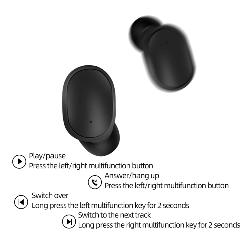 A6S Bluetooth 5,0 вакуумные стереонаушники гарнитура с зарядным устройством для телефонов DJA99