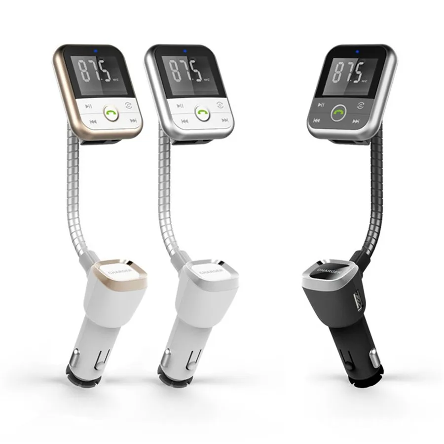 Новинка! Беспроводной Bluetooth автомобильный комплект fm-передатчик с USB Автомобильное зарядное устройство для телефона MP3-плеер Поддержка USB sd-карта+ 3,5 мм линейный вход
