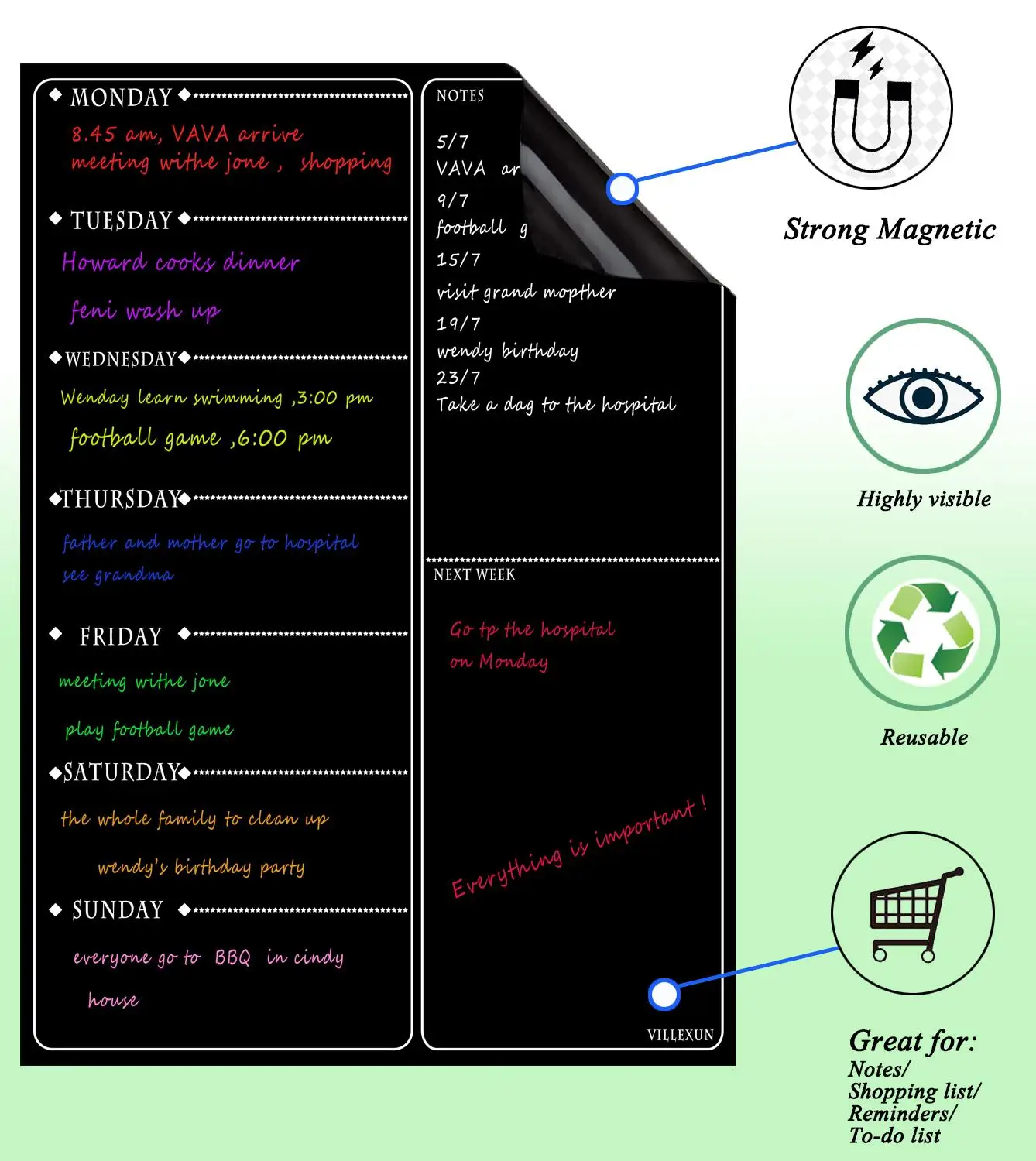 Рисунок 5 - Магнитная доска-планировщик Hivillexun