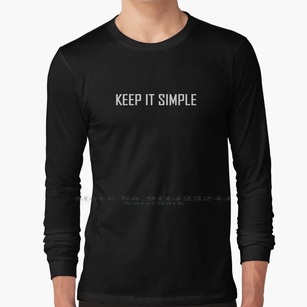 Keep It Simple T-Shirt A Maniche Lunghe Tee Music Ieri 1950 Anni '50 Anni '60 Movie Boys Walk Like A Man Uptown Smile Mark