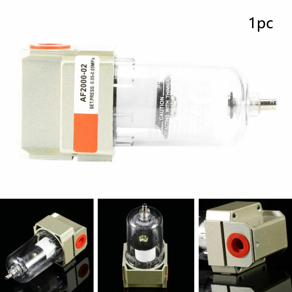 Air Filter Compressor Parts Cleaner Oil Water Separator Moisture Trap Easy Apply Particulate Pneumatic Home Practical Tool