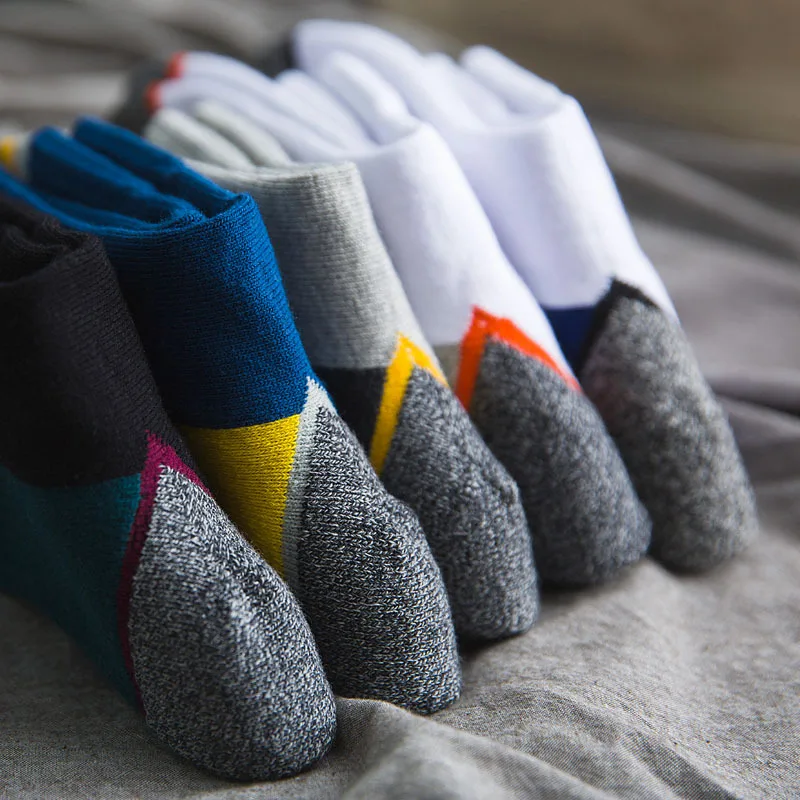 1 пара однотонных носков хлопковые мужские модные носки зимние мужские повседневные деловые Дышащие носки ЕС 39-44 Meias