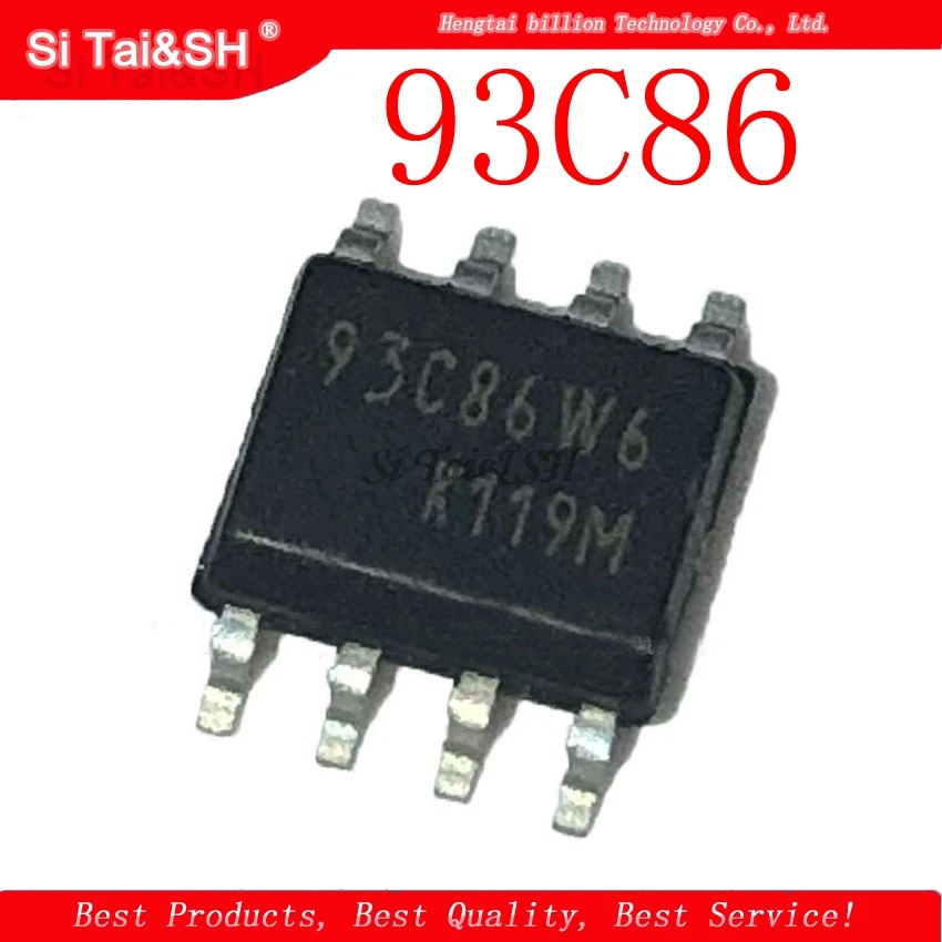 1 шт./лот 93C46 93C56 93C66 93C76 93C86 лапками углублением SOP-8