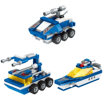 

Marine and Air Force Assembled Building Block 3-in-1 Kids Toy Set