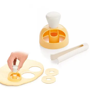 

DIY Donuts Maker Molds Fondant Cake Plastic Bakery Doughnut Fried Donut Maker Cutter Kitchen Banking Pastry Tools