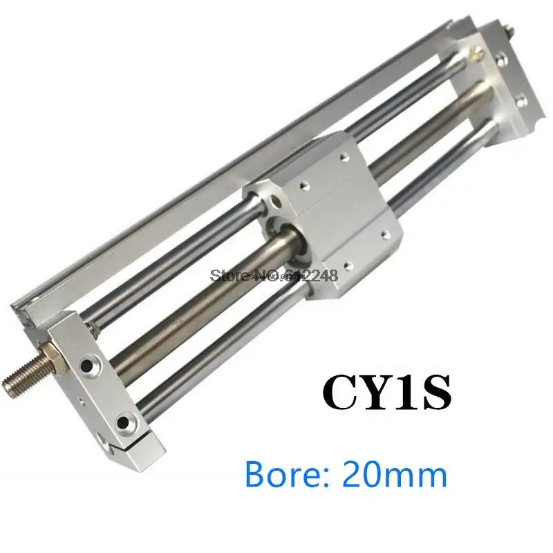 

CY1S/CDY1S CY1S20, такт 100-500 мм, магнитная муфта, безцилиндр, пневматический цилиндр, приблизительная деталь