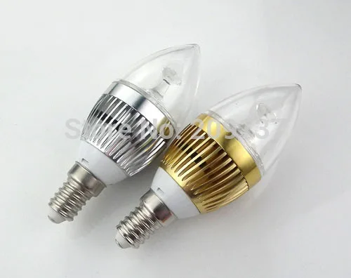 

30pcs 3x3w 9w led candle light , e14 /e12 led bulb lamp Warm White / Cool White e14 led 12v candle free shipping