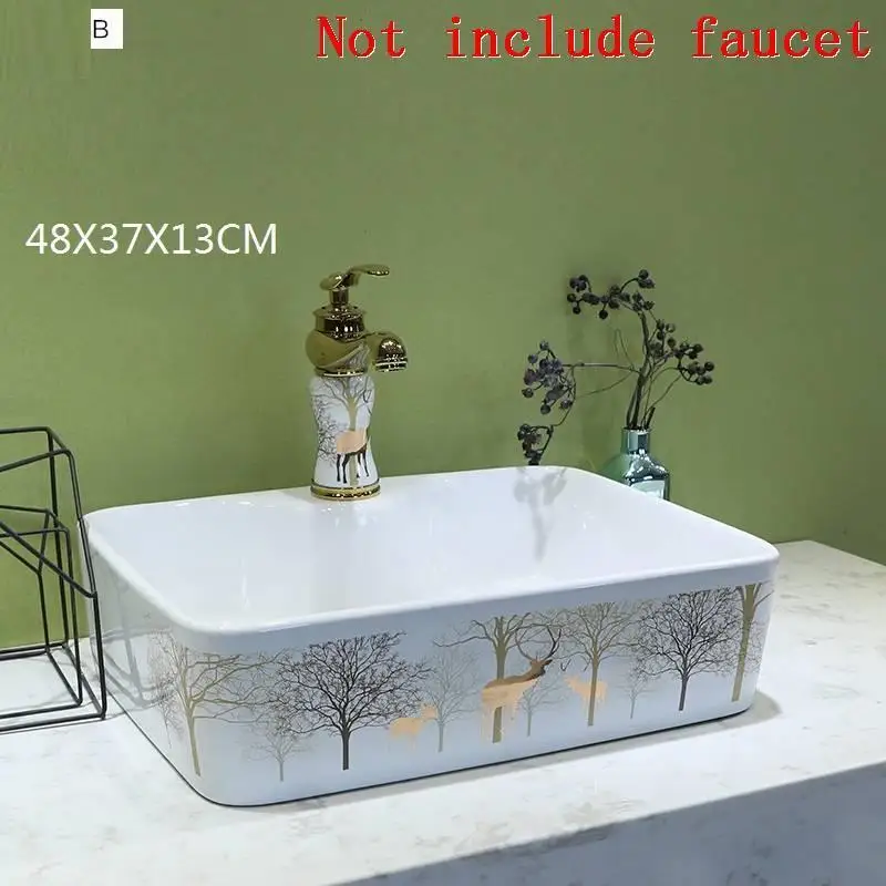Version W Waschbecken чаша бассейна Umywalka Waschtisch Lavatorio собре Encimera мягкая де Куба Banheiro раковина для ванной Lavabo умывальник - Цвет: Version W