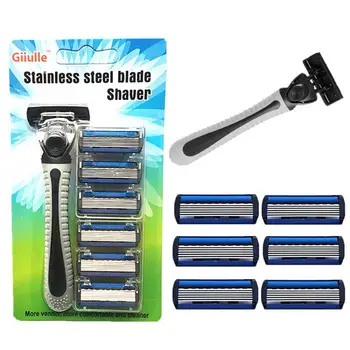 

BellyLady 6 Layers Safety Holder + 6 Replacement Blades Head Set for Hair Shaving