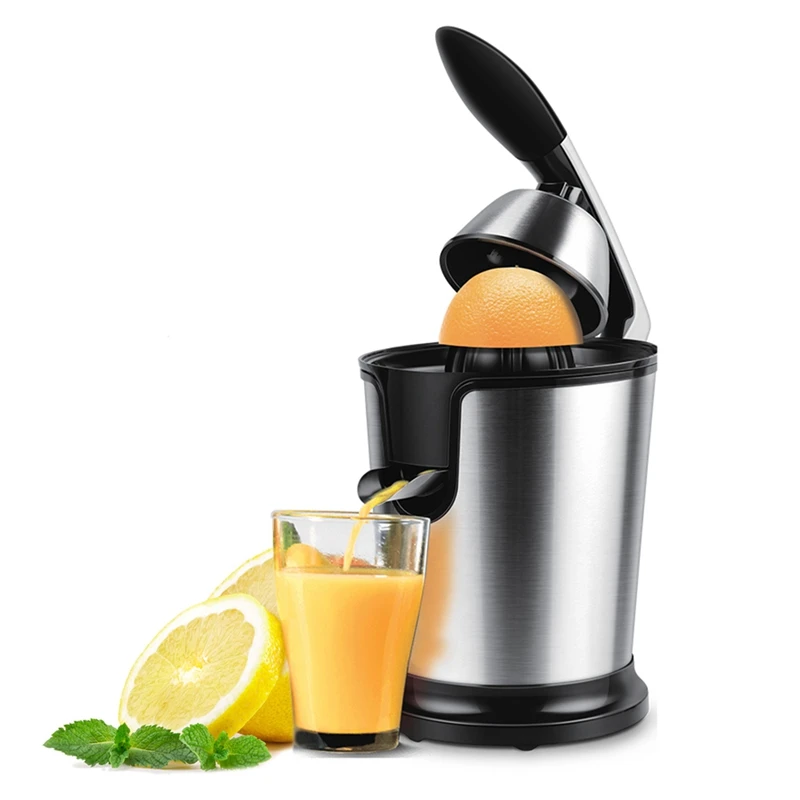Stainless Steel Orange Lemon Electric Juicer 160W Fruit Squeeze Fresh Juice Household Eu Plug Stainless Steel Orange Lemon Electric Juicer 160W Fruit Squeeze Fresh Juice Household Eu Plug