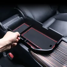 

For Toyota Camry 2018-2019 Car Center Console Glove Tray Holder Armrest Storage Box High-grade ABS Plastic