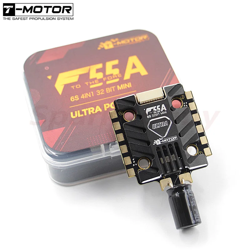 T-motor Ultra F55A 55A Mini 4in1 6S 32BIT ESC Speed Controller BLHeli_S 20x20mm DShot150 DShot300 DShot600 RC FPV Racing Drones | Игрушки и