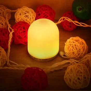 

12 LED RGB Night Light Color Change USB Rechargeable Dimmable Bedside Lamp Intelligent Bedside Portable Lamp