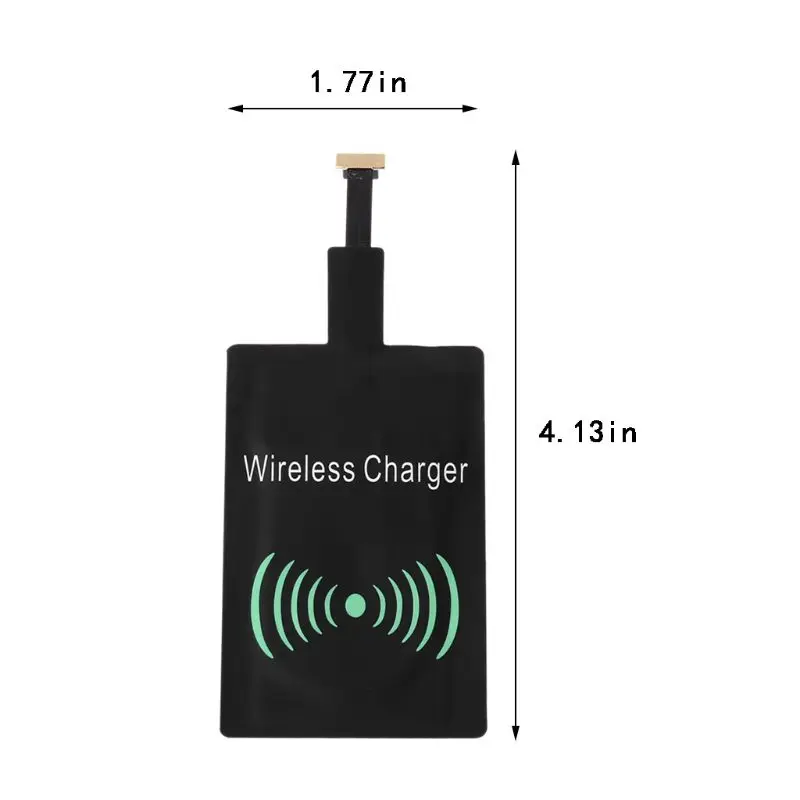 1 шт. OOTDTY Универсальный Micro USB Qi беспроводной зарядный приемник быстрое зарядное устройство для Xiaomi Samung Android телефон для зарядки телефона