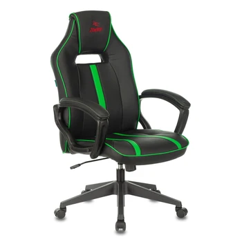 

Armchair game bureaucrat Viking zombie A3, on wheels, artificial leather, black/green, (Viking zombie A3 GN)