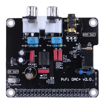 

PCM5122 HIFI DAC Audio Sound Card Module I2S 384KHz with LED Indicator for Raspberry Pi B+ for Raspberry Pi 2 Model B