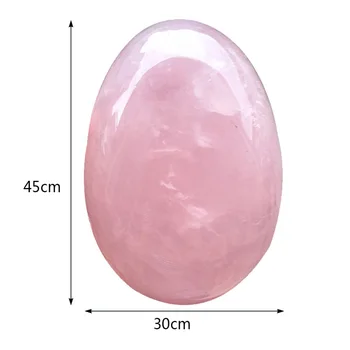 

Undrilled Natural Rose Quartz Yoni Egg Natural Jade Crystal Egg Massage Balls Pelvic Kegel Exercise Vaginal Tightening Sphere
