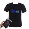 App Control Bluetooth Programmable Led T-shirt Dj LED Tshirt Built-in Battery Scrolling Text Animation Message Matrix Display 6